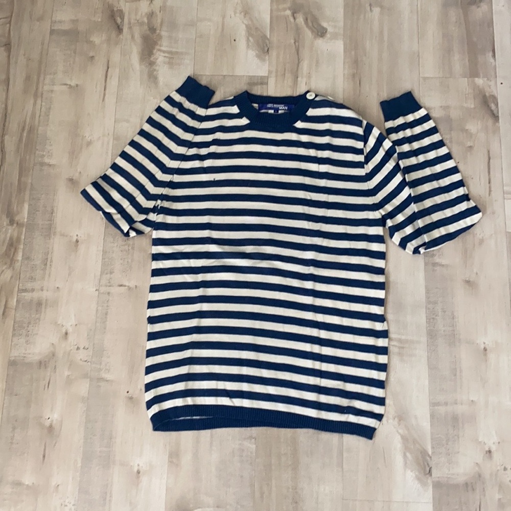 Rare indigo dyed shoulder button junya - Picture 13 of 14